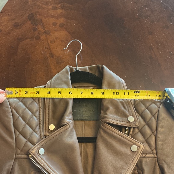 All Saints Leather Jacket -US size 2 - Picture 9 of 9